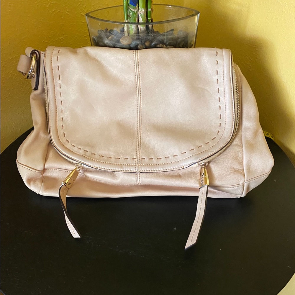 BMakowsky leather handbag soft tan leather